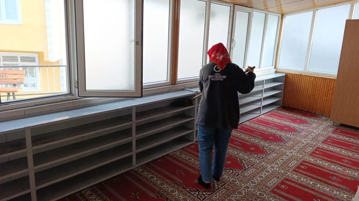 Ordu’nun camilerinde temizlik mesaisi