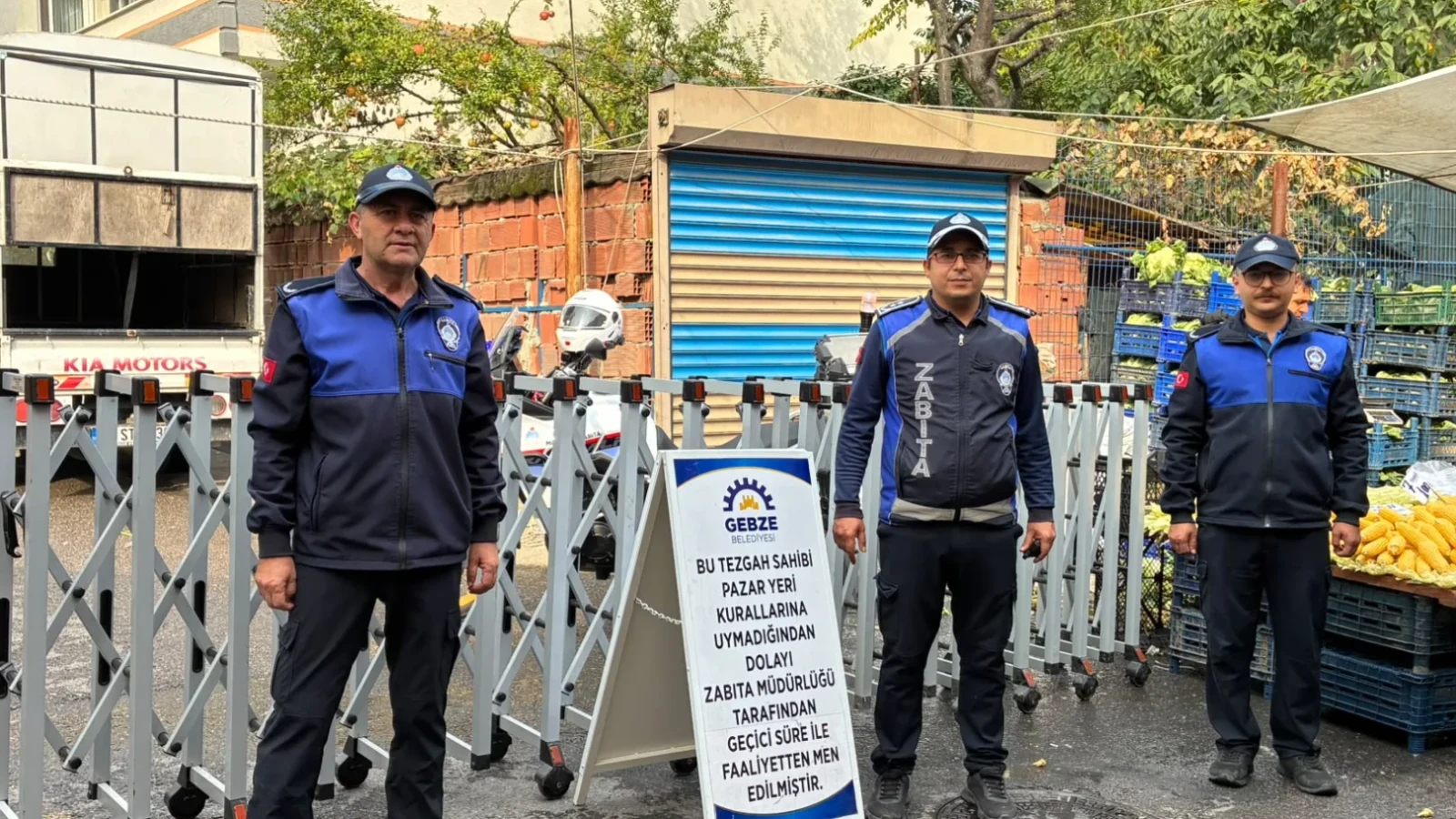 Kocaeli Gebze'de pazar yerlerine sıkı denetim