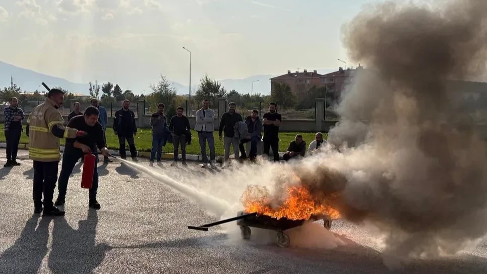 DDY personeline yangın eğitimi