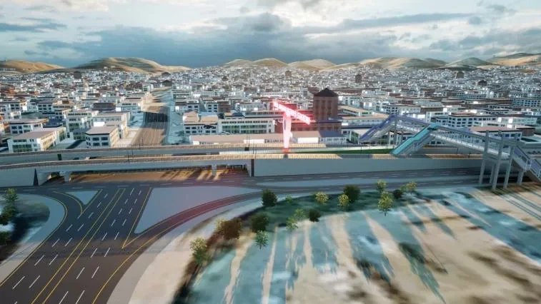 Eyyübiye Köprülü Kavşağı’nda hummalı çalışma