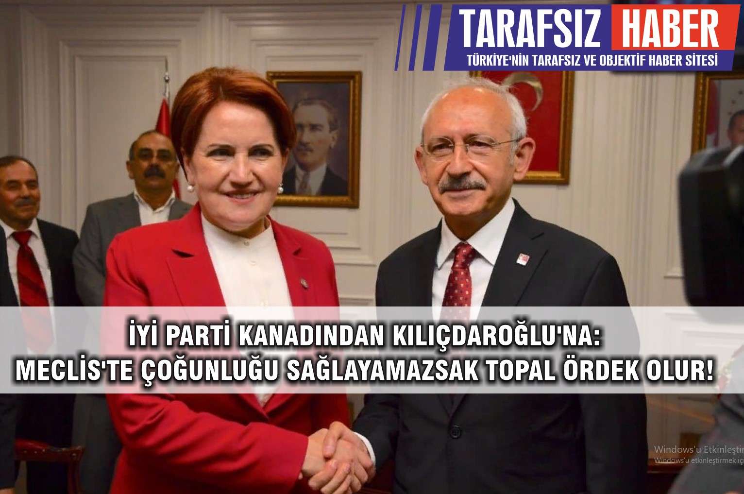 İYİ Parti kanadından Kılıçdaroğlu'na: Meclis'te çoğunluğu sağlayamazsak topal ördek olur!