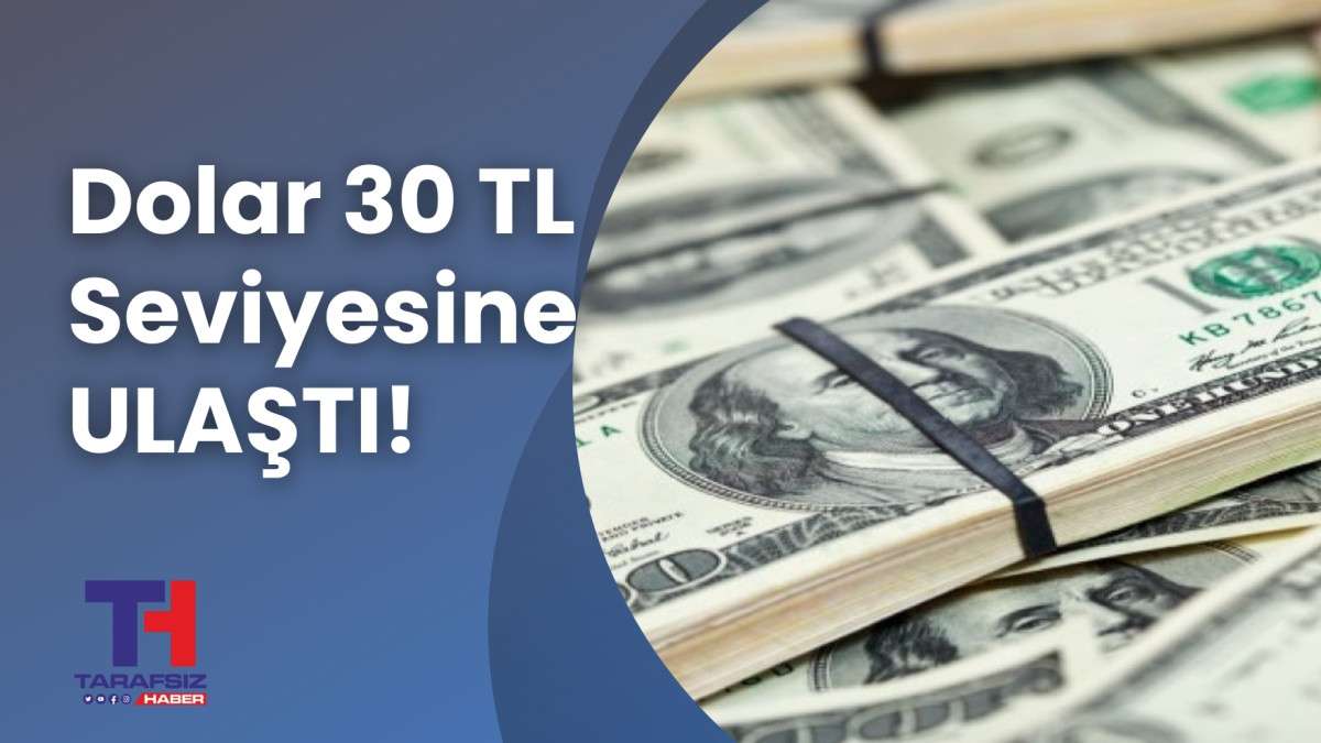 Dolar 30 TL Seviyesine Ulaştı! 
