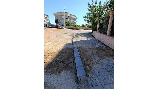 Antalya Kemer Belediyesi Mahallelerde Altyapıyı Yeniliyor