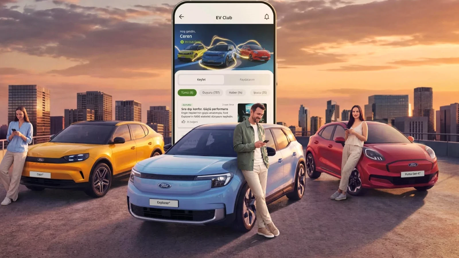 Ford Türkiye’den Elektrikli Araç Sahiplerine Özel Yeni Platform: Ford EV Club