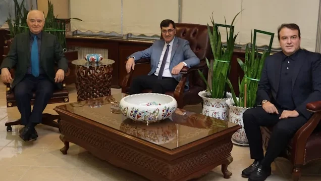 Eyüp Kahveci'den İsmet Güral'a ziyaret