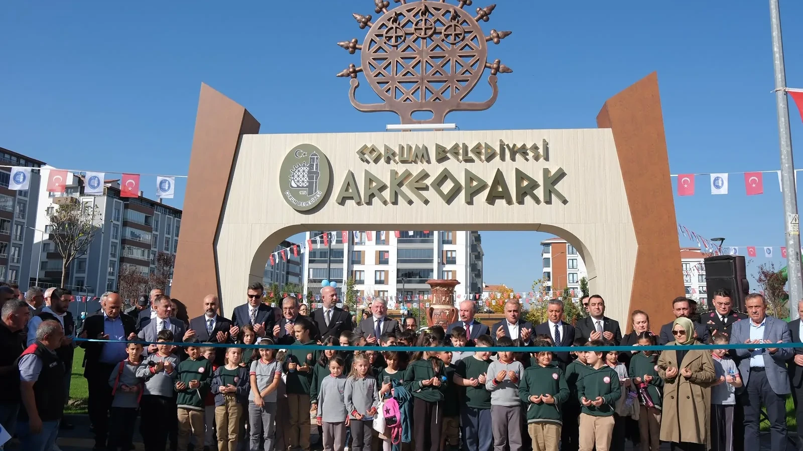 Çorum’un üçüncü tematik parkı 'Arkeopark' açıldı